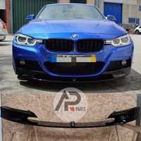 BMW F30 F31 Lip Splitter Aba Mperformance Preto brilhante