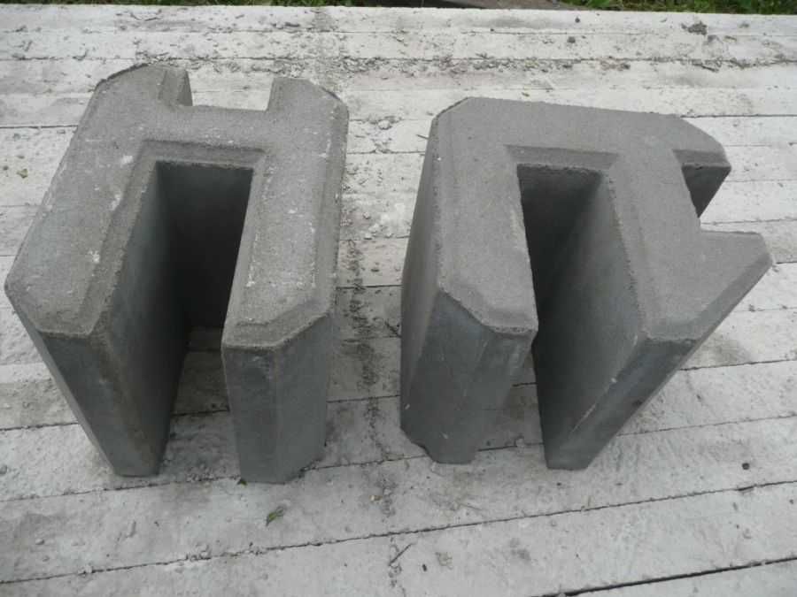 Podmurówka pełna 20x248x5cm ogrodzeniowa beton architektoniczny