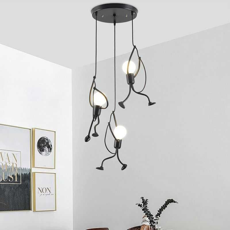 Lampa sufitowa Loft - ludziki