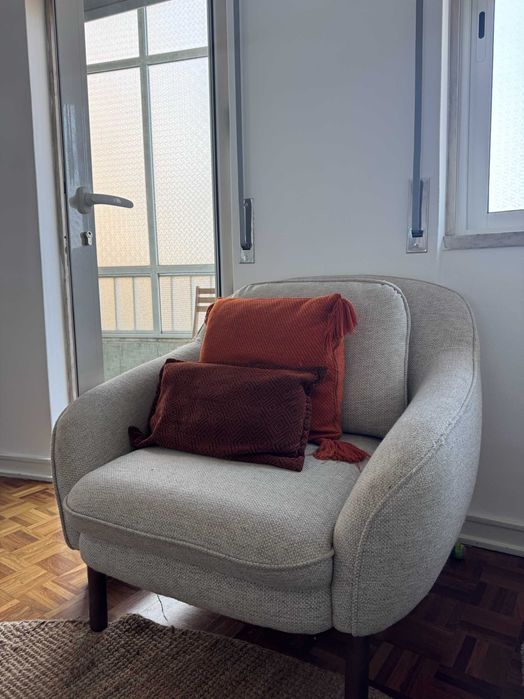 poltrona de gato preto