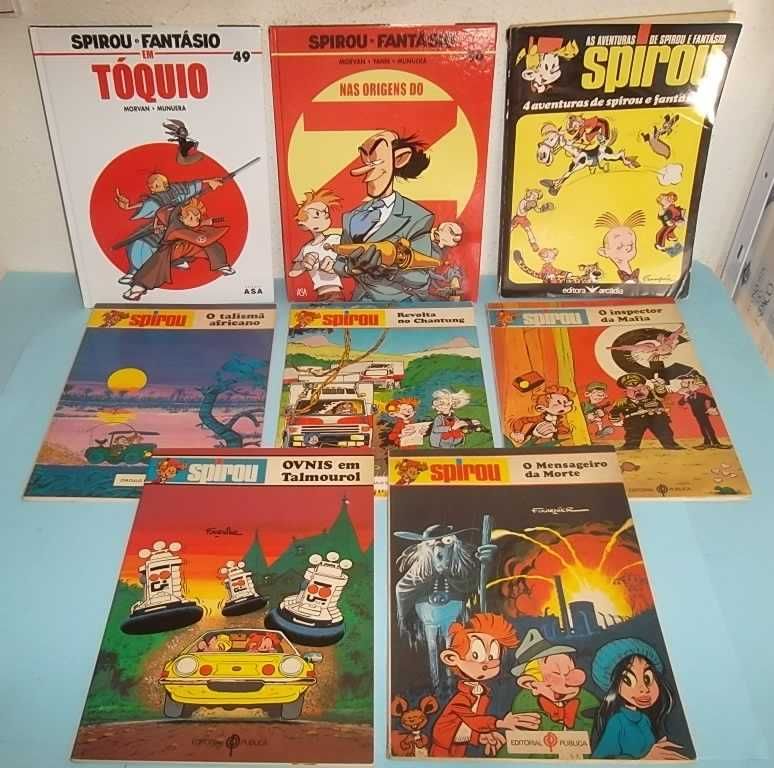 SPIROU - Colecção de álbuns BD edição portuguesa