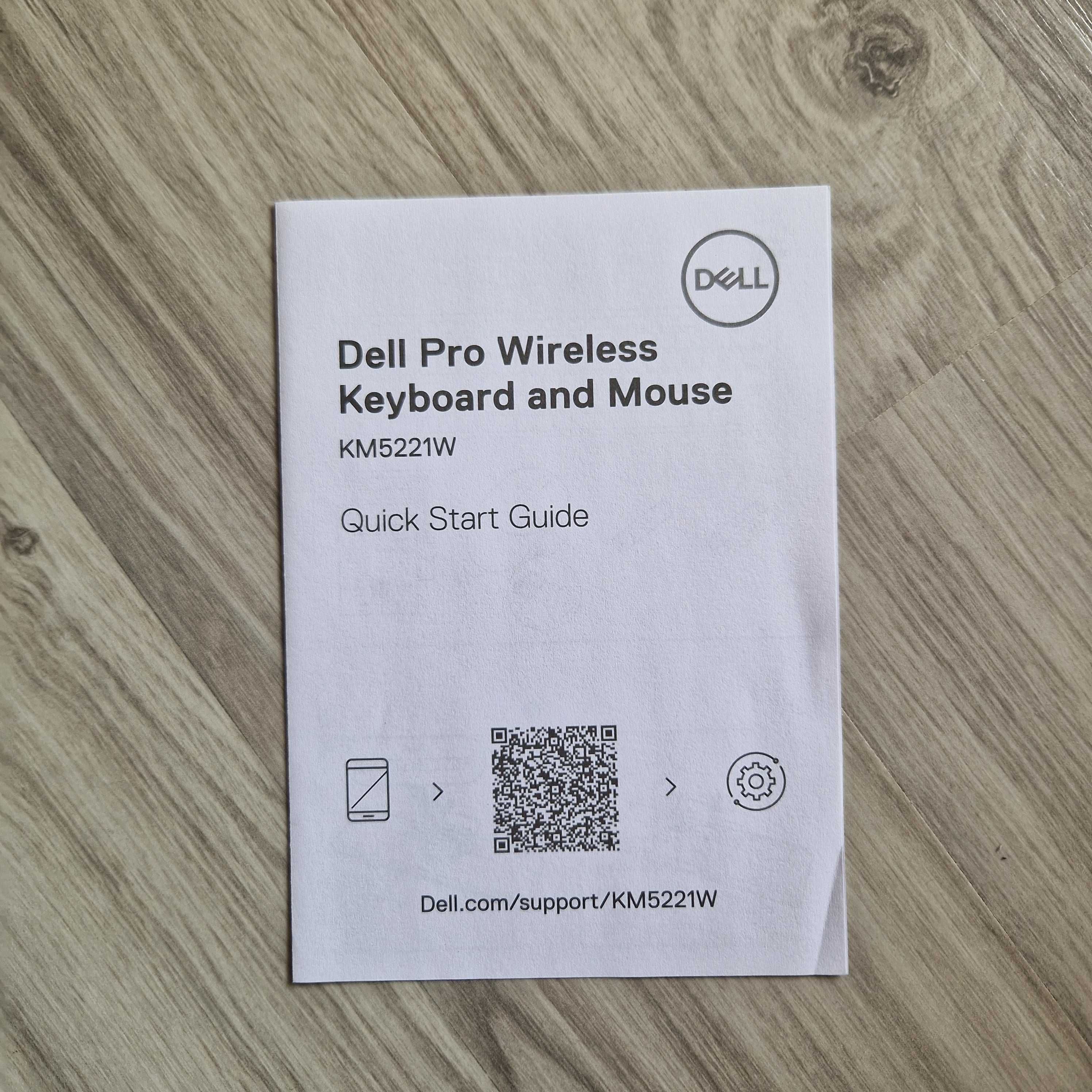 Dell Pro Keyboard and Mouse KM5221W - zestaw nowy