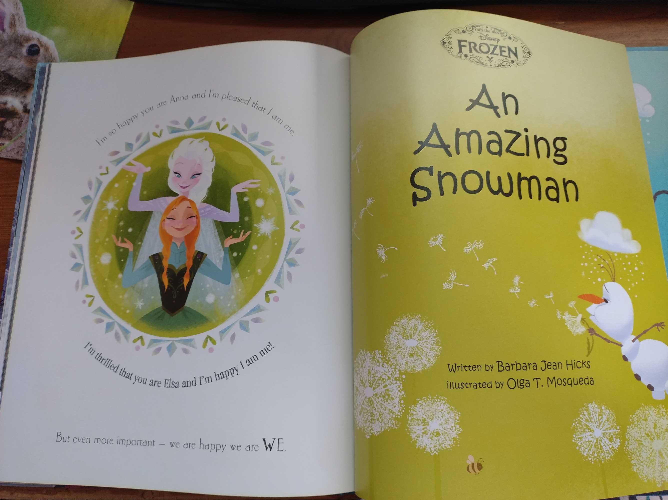 Disney Frozen Sisters&snowman Kraina Lodu po angielsku english book