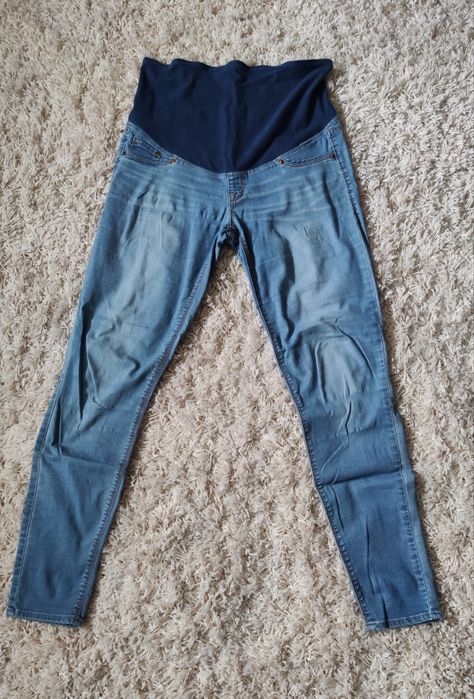 Spodnie ciążowe, jeansy, rozmiar 42, super skinny, H&M