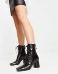 Love Moschino 37 Botki Na Obcasie Czarne J21788