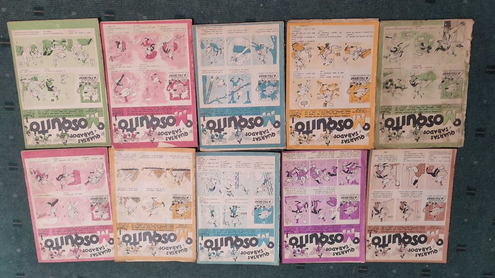 Lote 20 Revistas antigas BD O Mosquito