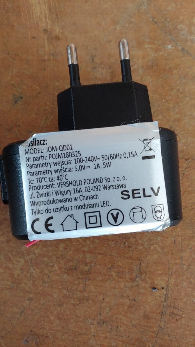 Ładowarka Zasilacz 5V 1A 2A Kabel USB