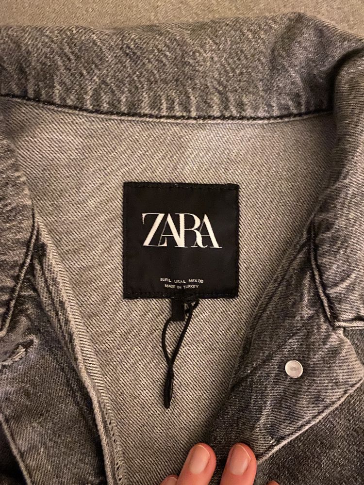 Джинси джинсовка джинсова куртка Zara Зара