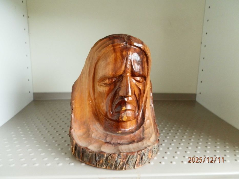 Busto Sculpido    ( Madeira  - Oliveira ?  )