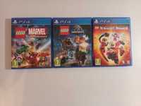 3 gry lego na PlayStation4