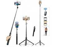 KIJEK uchwyt na telefon Selfie-stick ASHINER iPhone i Android 180CM