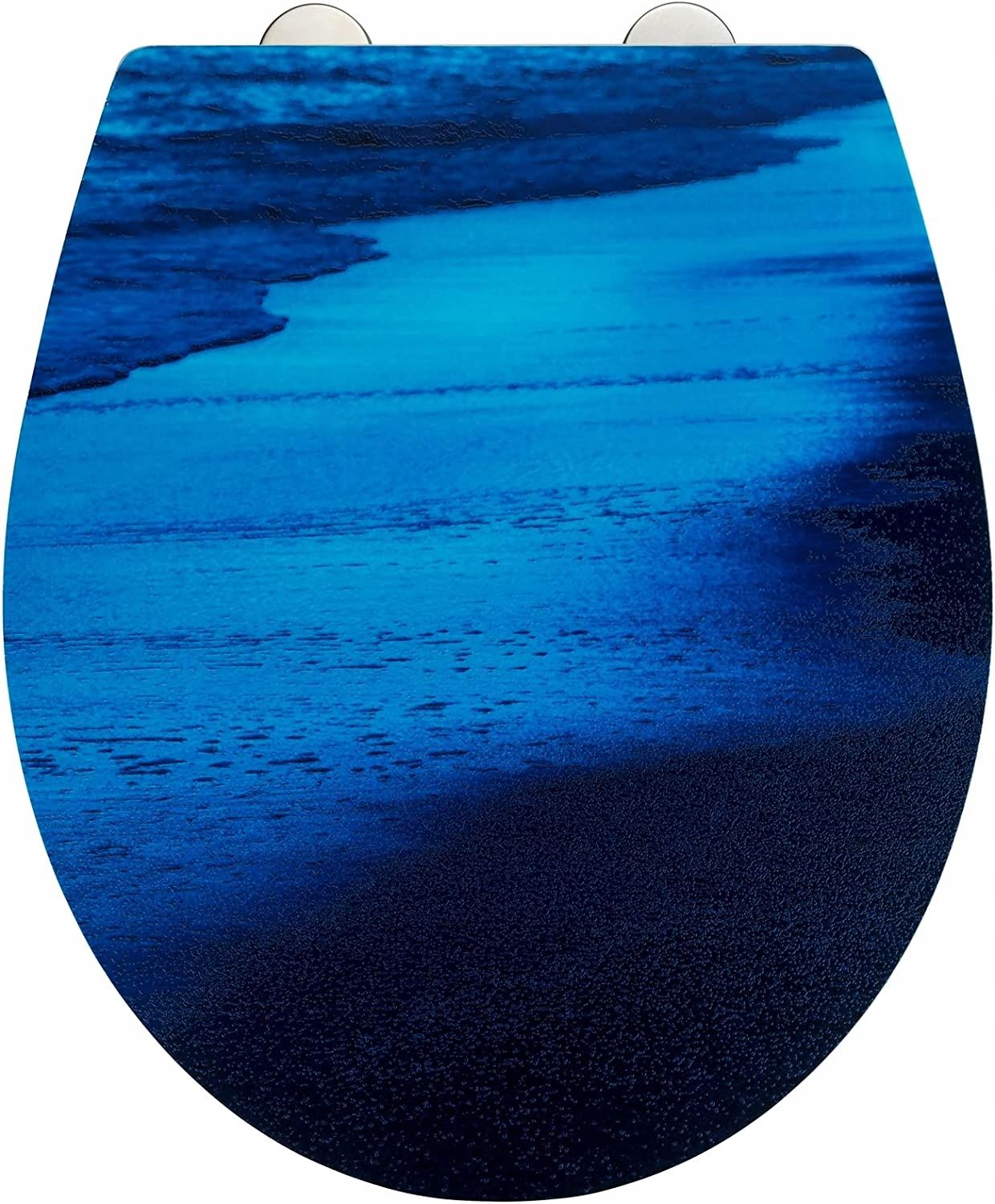 deska sedesowa wenko deep sea niebieski duroplast
