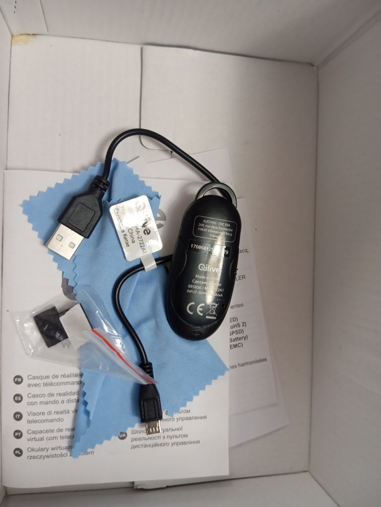 Gogle vr z mocowaniem na smartfon