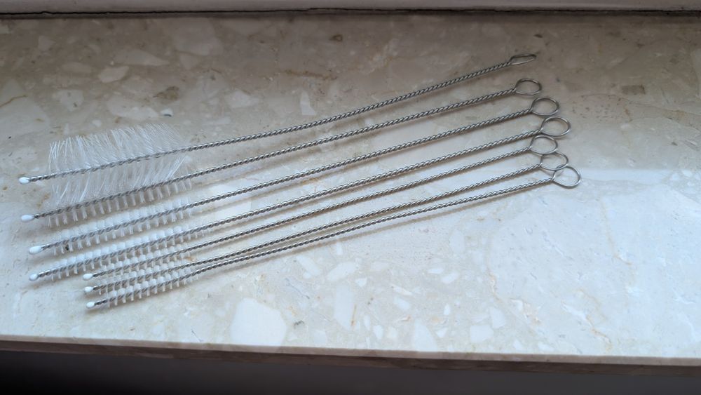 Zestaw szczoteczek do czyszczenia słomek i rurek