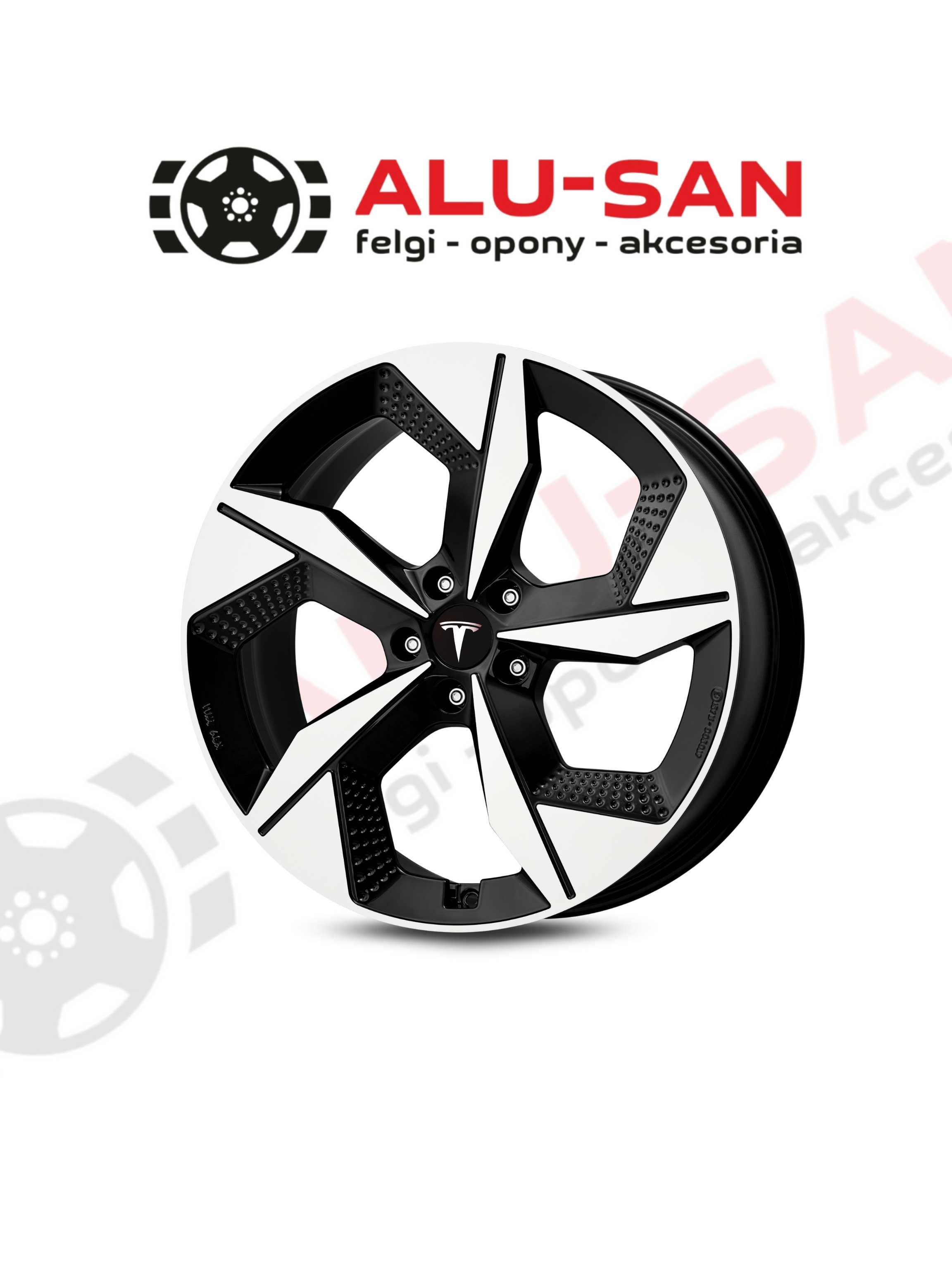 NOWE ALUFELGI 19" TESLA MODEL 3 od 2019 do 2025 5x114,3 CZARNY POLER