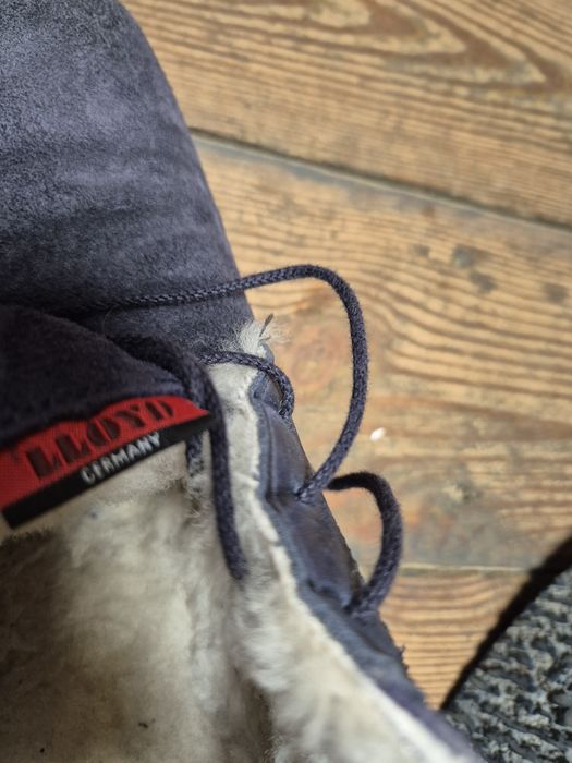 Buty skórzane z wełną 42