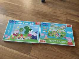 Gra planszowa i puzzle Świnka Peppa