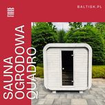 Kwadratowa sauna ogrodowa, 200cm - Sauna z paczki!