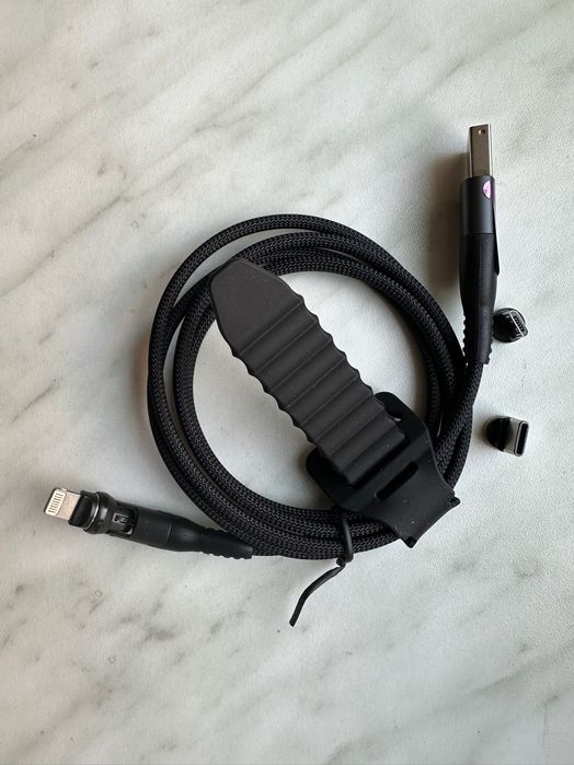 Stanik 360 Pro, kabel magnetyczny 1m (Lightning, USB), ładowanie+dane