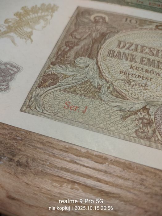 Zestaw banknotów polsich
