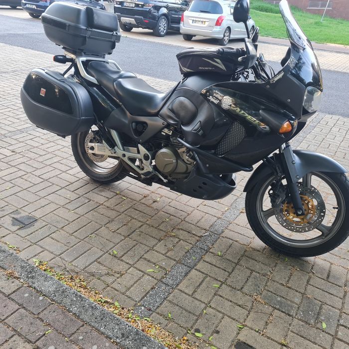 Honda xl1000 varadero 2002 malas topcase capa deposito