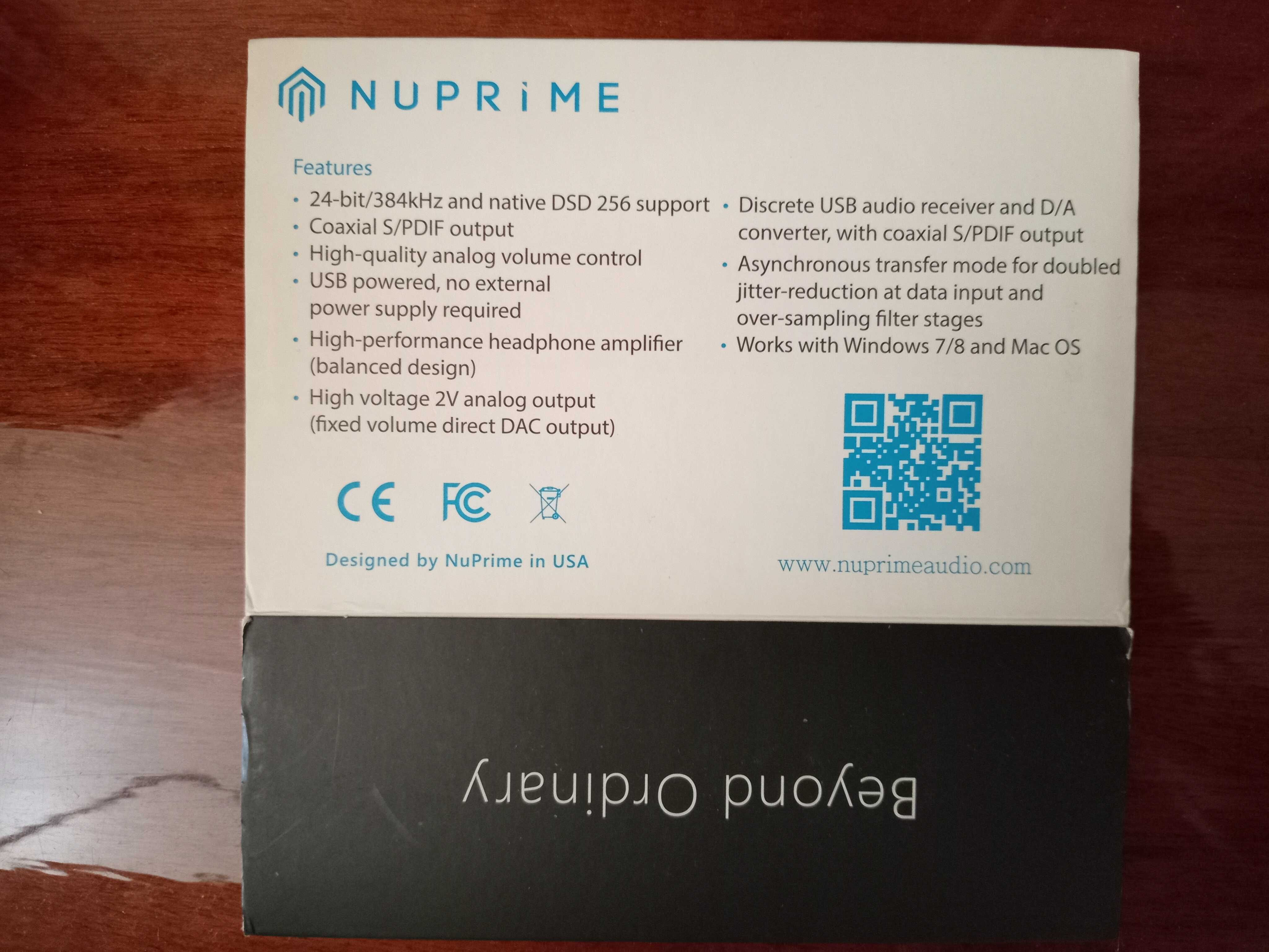 Продаю ЦАП с встроенным усилителем NuPrime uDSD