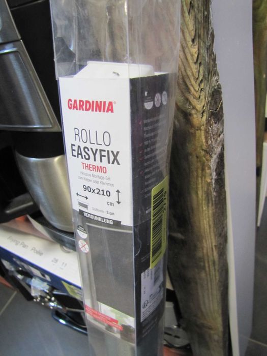 Gardinia Easyfix Thermo roleta okienna, łupek, 90 x 210 cm