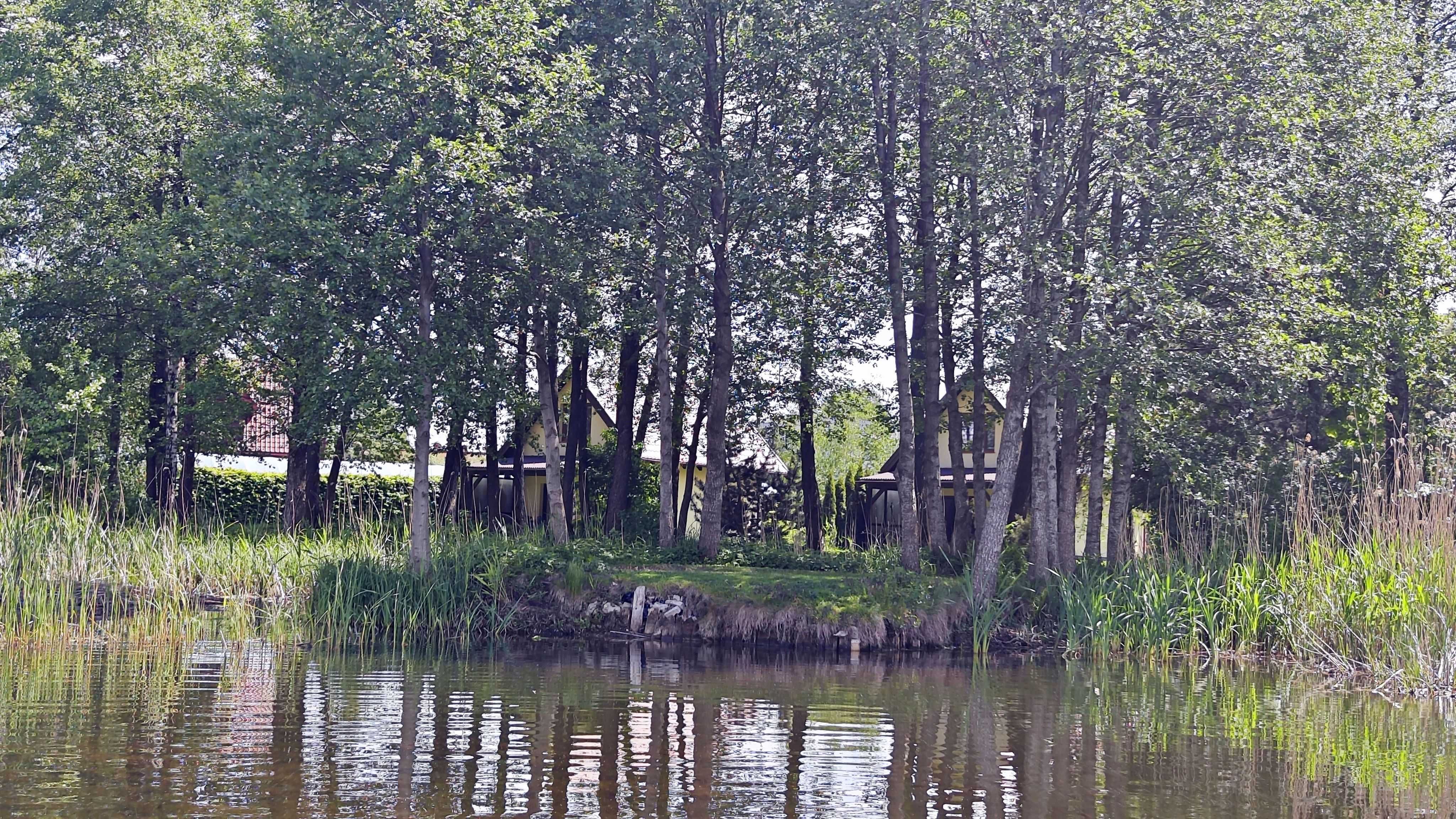 Domek letniskowy nad jeziorem. Wilkasy