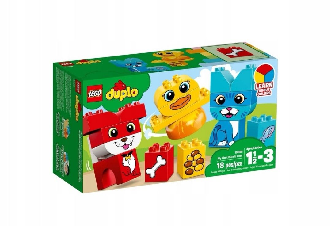 Zestaw klocków Lego Duplo 10858. Moje pierwsze zwierzątka.Stan idealny