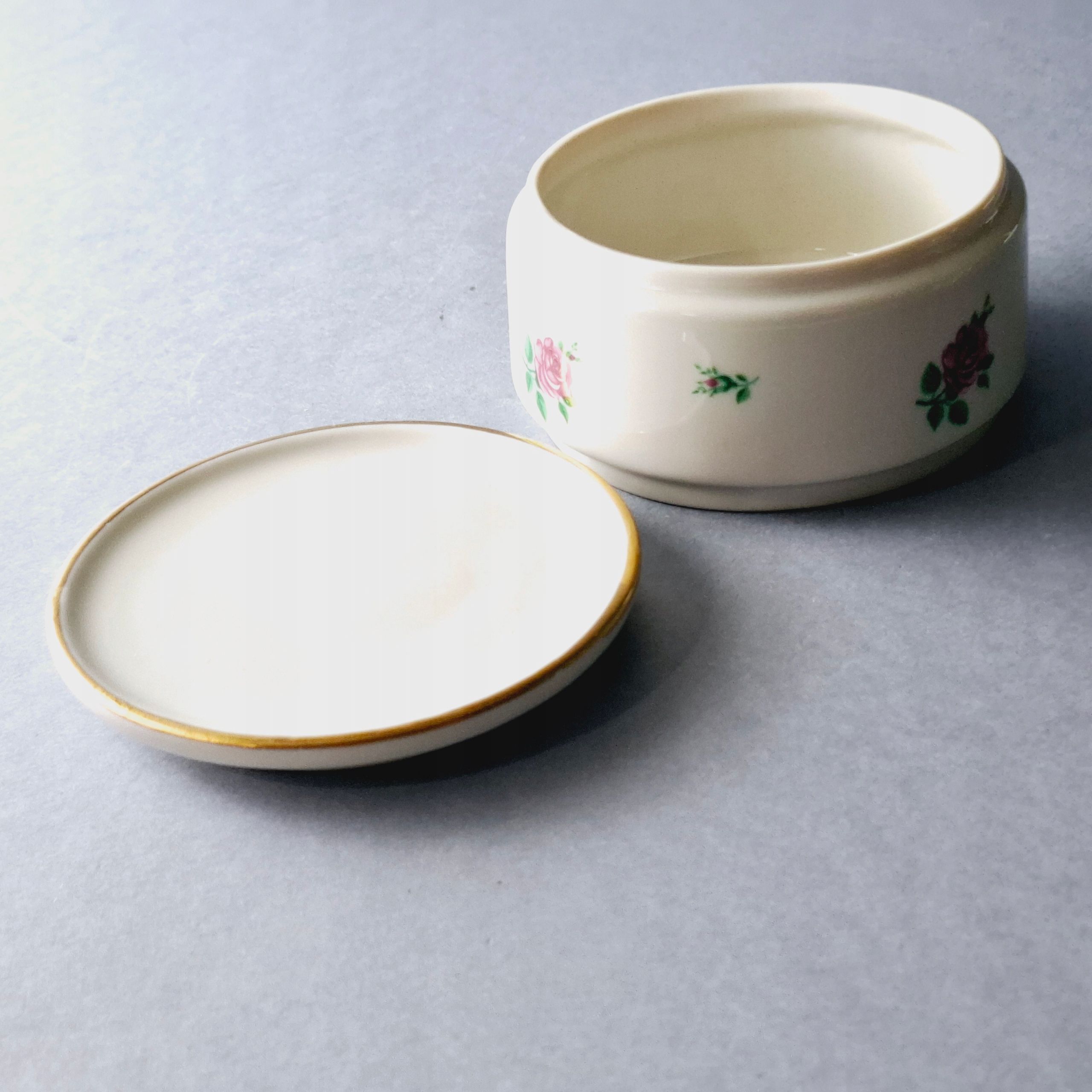 1960/70 porcelanowy pojemnik puzderko pracownia helmuta krugera