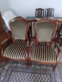 Ładne fotele Vintage Antyk Zestaw 4szt