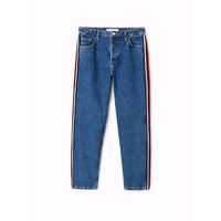 Spodnie mom jeans lampasy xs nowe