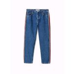 Spodnie mom jeans lampasy xs nowe