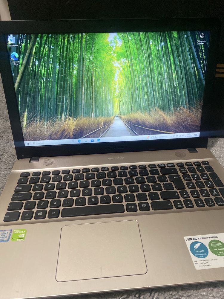 Portátil ASUS i5 | SSD 240GB | NVIDIA 2GB | Como Novo