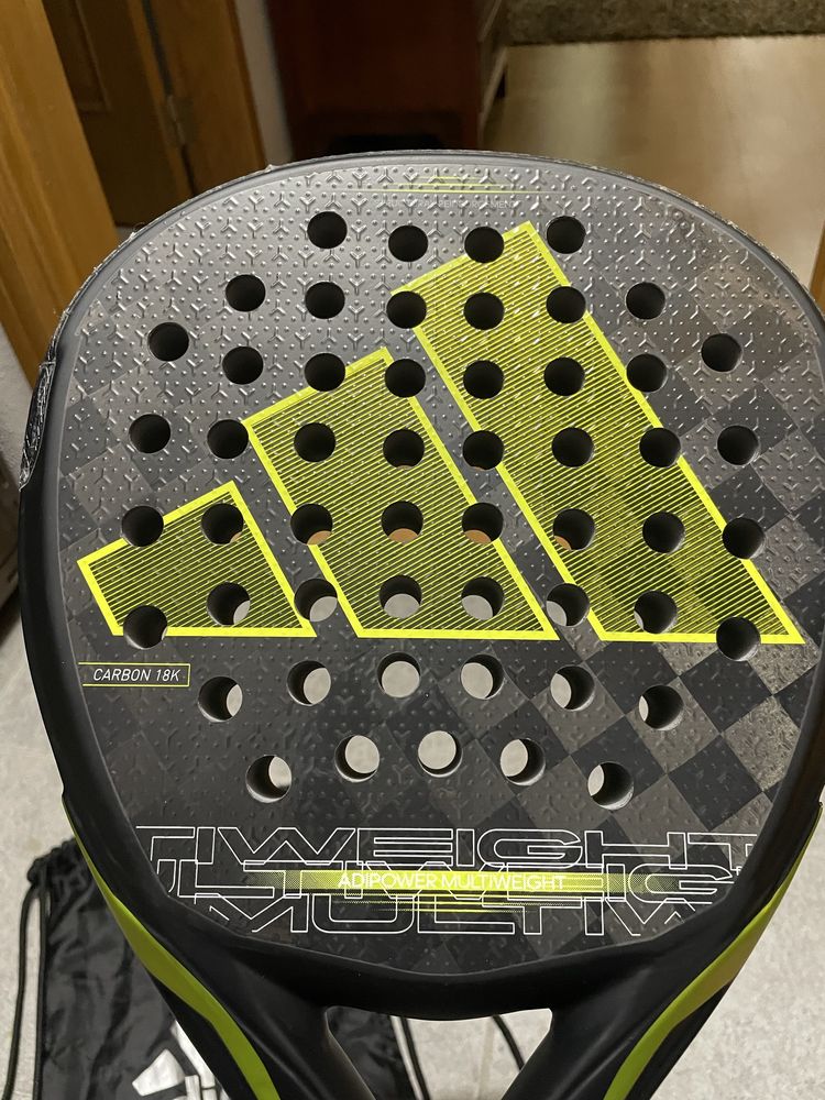 Raquete padel adidas adipower multiweight carbon 18k