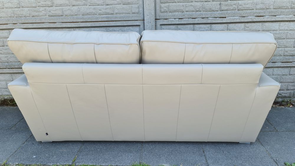 Sofa stylowa Skóra Naturalna Nowa Outlet  Next