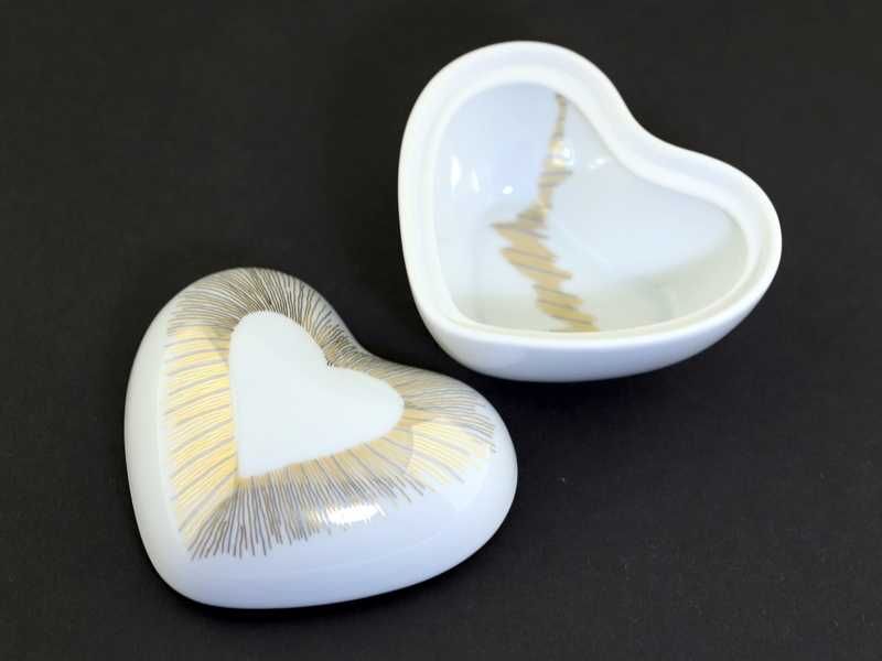 Porcelanowe serce szkatułka puzderko Rosenthal Niemcy