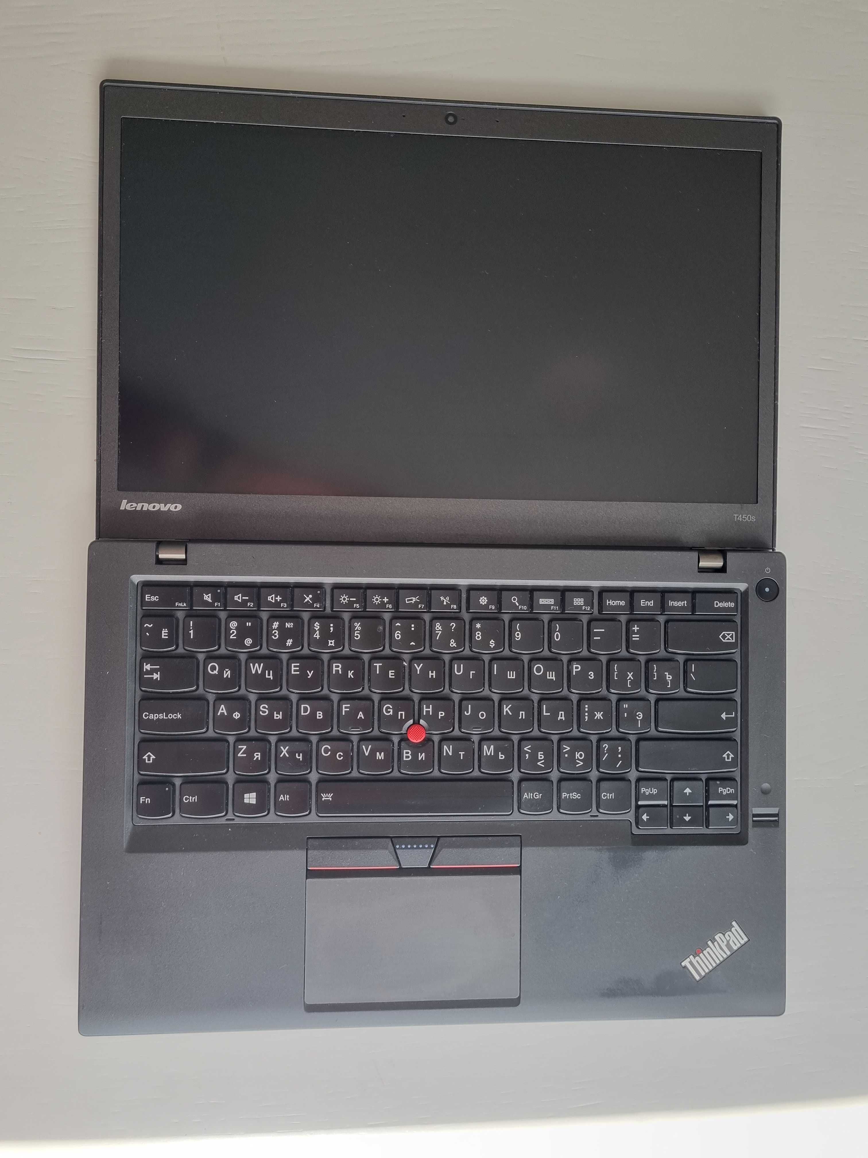 Ноутбук Lenovo T450s i5-5300U 8GB SSD 256Gb, док-станції та БП - 2шт