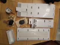 Lodówka Samsung Side by side RSH5ZLBG panele lodówki zamrażarki