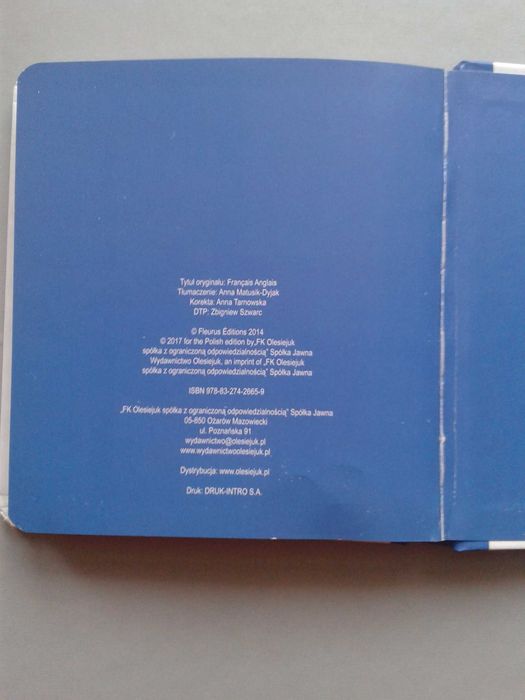 Książka Słowniczek polsko-angielski dla dzieci