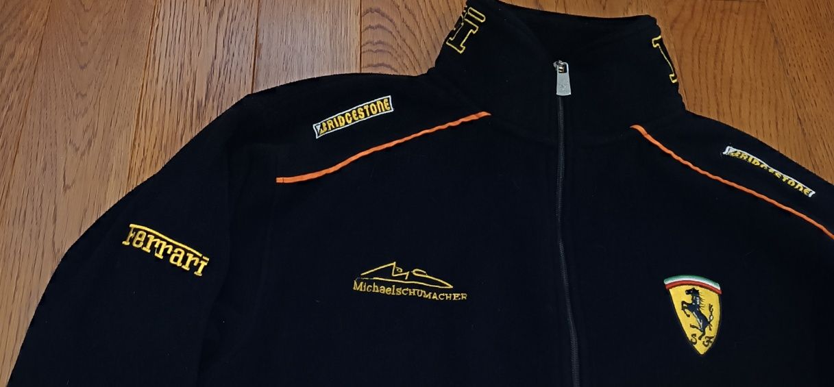 Bluza Polarowa Ferrari Michael Schumacher Racing Formuła 1 Vintage