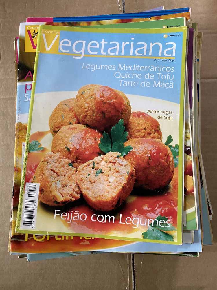 Coleção de Revistas de Cozinha Vegetariana (34 volumes)