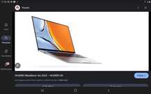 Portátil matebook 16s com ecrã táctil