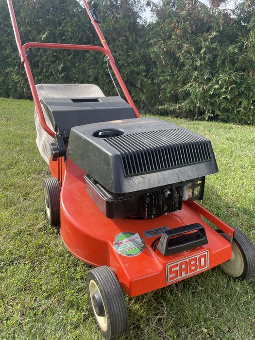 SABO Aluminiowa lekka kosiarka z koszem briggs