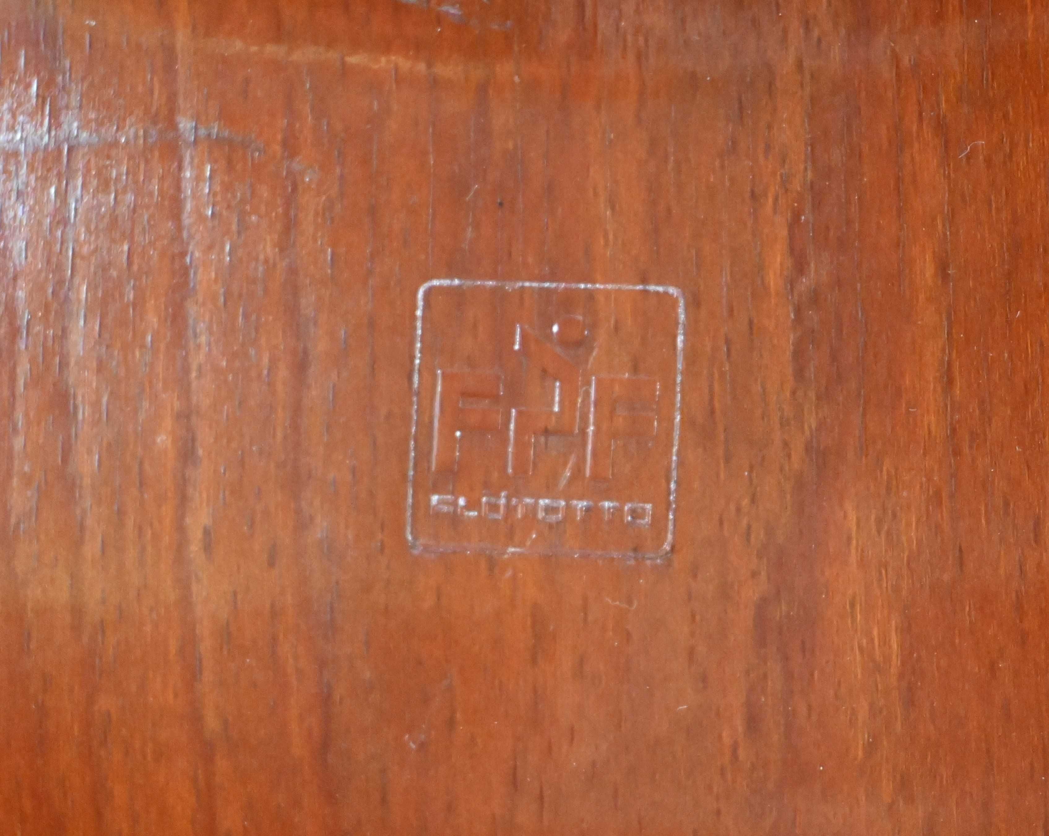 Flototto krzesła sklejka vintage design lata 70