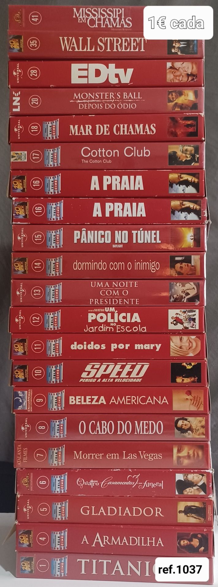 123 Cassetes de vídeo VHS (1)