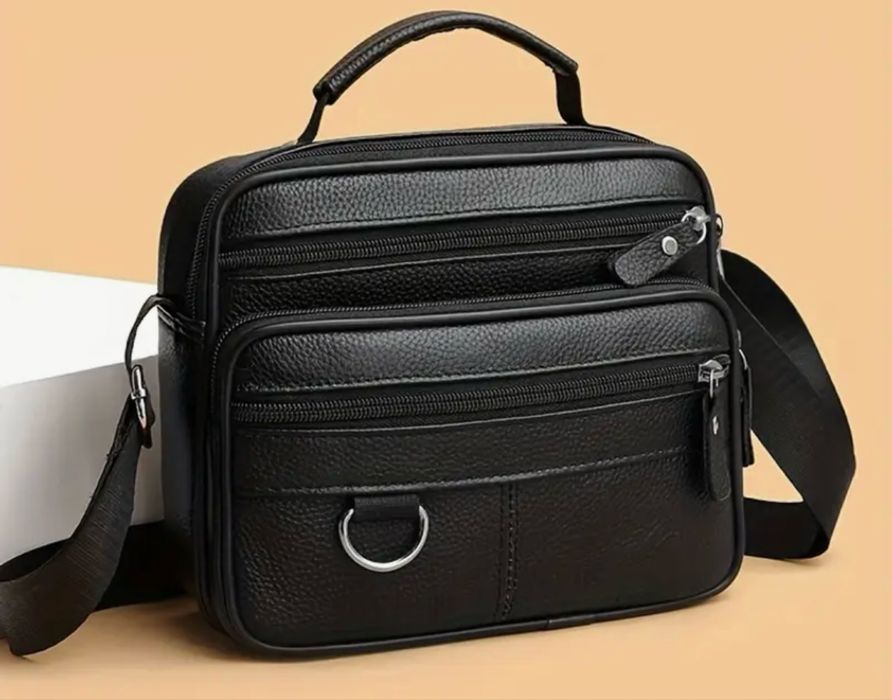 Чоловіча шкіряна сумочка, нова.