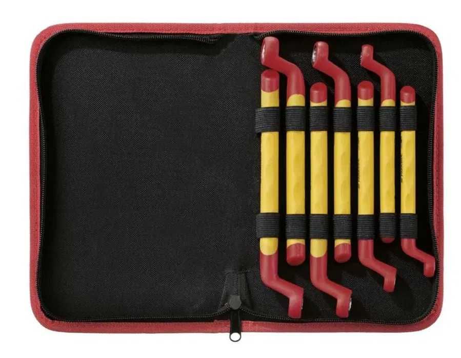 Na Lewara Zestaw kluczy oczkowych 1000V Parkside 7 elementów