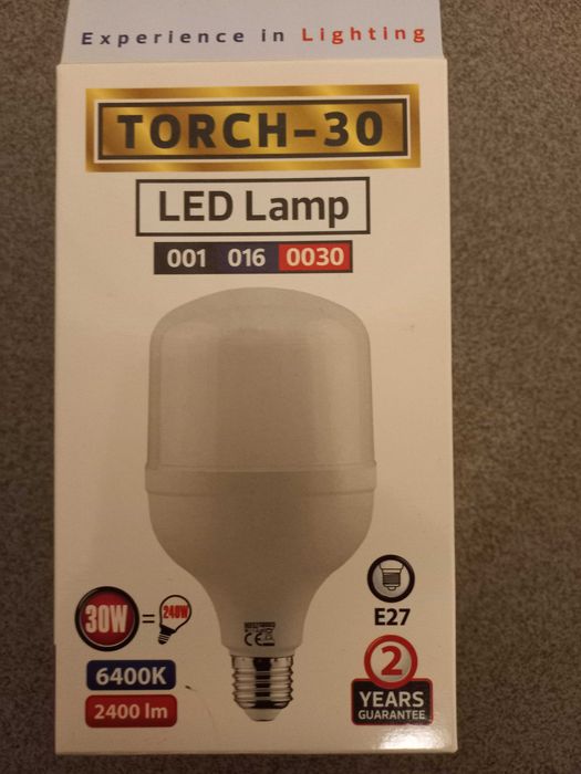 Светодиодная лампа TORCH-30 30W E27 6400K