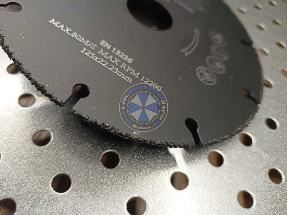 tarcza do drewna 125mm Tarcza diamentowa  drewna z gwoździami 125 mm